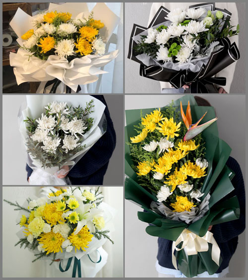 河南鹤壁淇县西岗镇白事花束代送